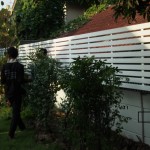 ติดเสารั้วไม้ระแนง