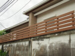 รั้วไม้ระแนงสีน้ำตาล-60-ซม